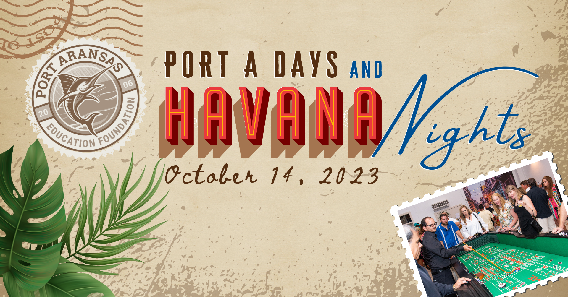 Port Aransas Education Foundation Fundraiser- 2023 theme Havana Nights